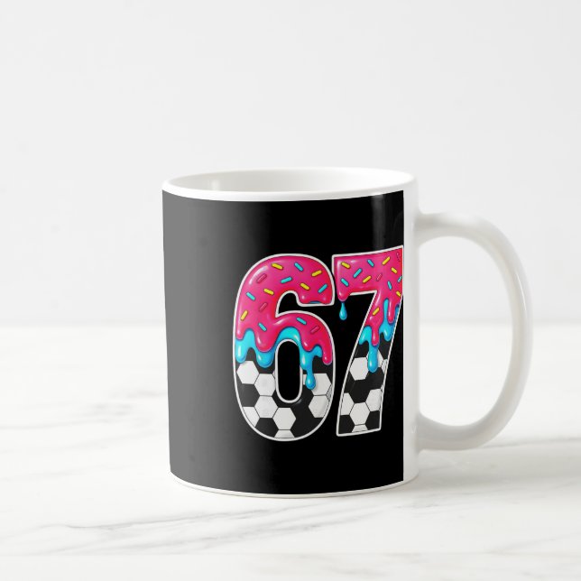 Caneca De Café Six Seven Soccer Drip _1  (Direita)