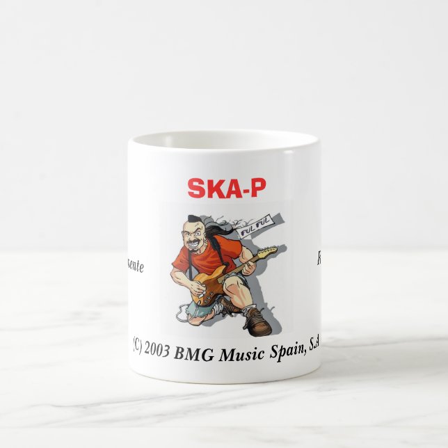 Caneca De Café SKA-P, SKAndalosamente Revolucionarios (Centro)