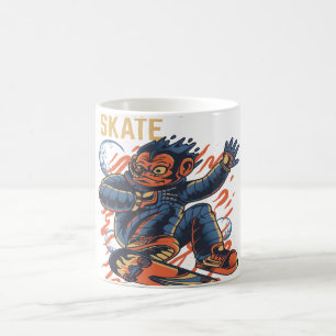 CANECA DE CAFÉ SKATE MONKEY