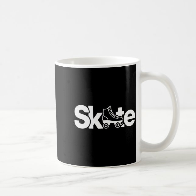 Caneca De Café Skate Roller Skate Roller Skating Roller Skater  (Direita)