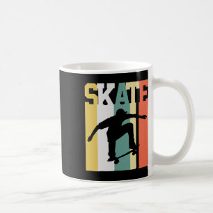 Caneca De Café Skate Skateboard Skateboarder Skateboarding Retro