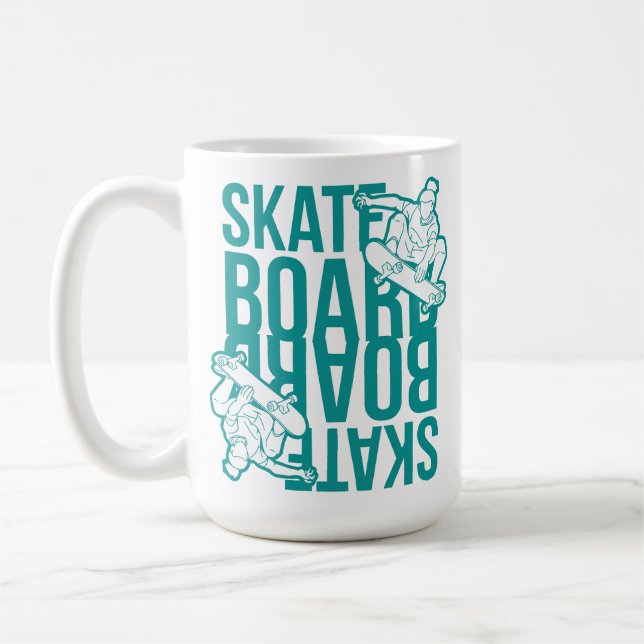 Caneca De Café skateboard  (Esquerda)