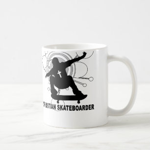 Caneca De Café Skater cristão
