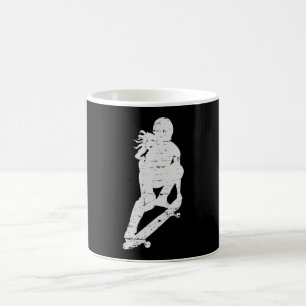 Caneca De Café Skater Girl Skateboard Sk8 Skating Skate Idea