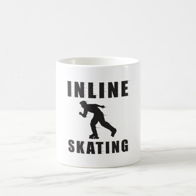Caneca De Café Skates Skater Inline Skating Inliner Funny Gift (Centro)