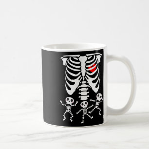 Caneca De Café Skeleton Baby Halloween Casais de gravidez