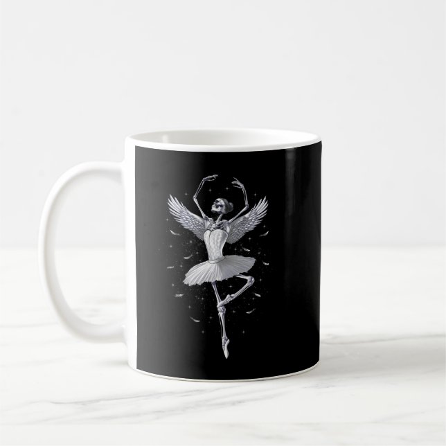 Caneca De Café Skeleton Ballerina (Esquerda)