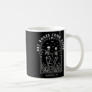Caneca De Café Skeleton Bíblia Verse Bones Secos Vêm Vivos Christ