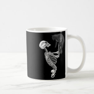 Caneca De Café Skeleton Cat Art For Men Women Felume Hall