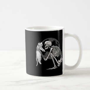 Caneca De Café Skeleton Cat Gatinho Skull Ghost Halloween Men