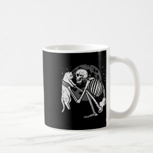 Caneca De Café Skeleton Cat Gatinho Skull Gótico Homens de Hallow