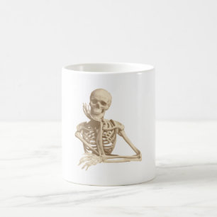 Caneca De Café Skeleton engraçado