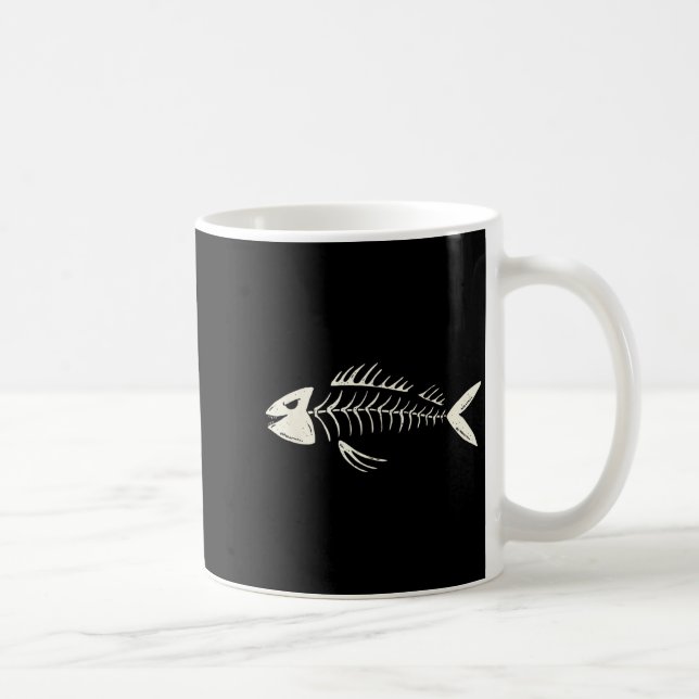 Caneca De Café Skeleton Fish Bone Collectors  (Direita)