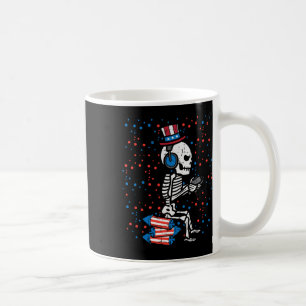 Caneca De Café Skeleton Gamer Engraçado América Meninos Homens