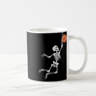 Caneca De Café Skeleton Halloween Player Catcher Boys