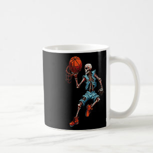 Caneca De Café Skeleton Halloween Spooky Dunking Skull