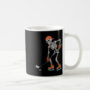 Caneca De Café Skeleton Ice Hockey Halloween Costume Men Meninos