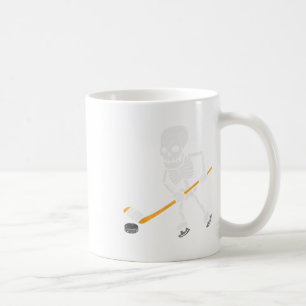 Caneca De Café Skeleton Ice Hockey Halloween Costume Spor Men Boy