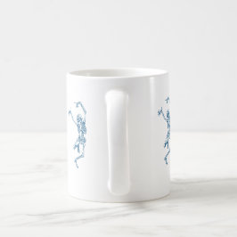 Caneca De Café Skeleton | Mug diário | Holloween Mug