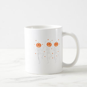 Caneca De Café Skeleton Pumpkin Soky Dançando Halloween Custo da
