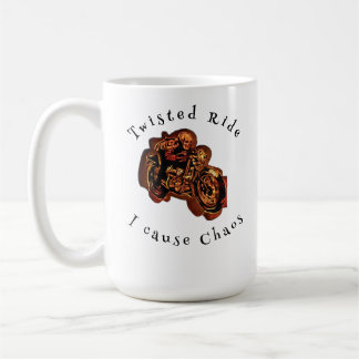 Caneca De Café Skeleton Rider Coffee Mug - CherryBombCo