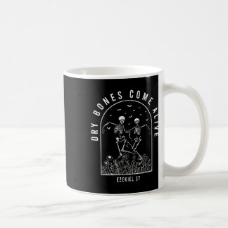 Caneca De Café Skeleton Seco Bones Vêm Vivos Christian Ha