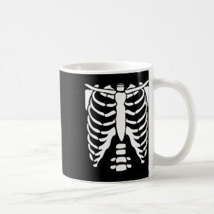 Caneca De Café Skeleton Shirt Halloween Costume Costume Raiva Ana
