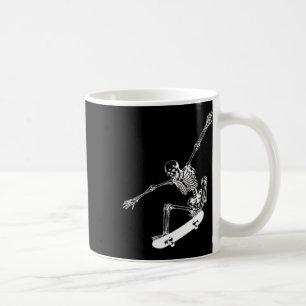 Caneca De Café Skeleton Skateboard Skull Halloween Skate