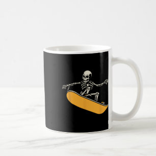 Caneca De Café Skeleton Snowboarder Extreme Winter Sports Snowboa