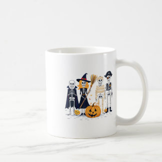 Caneca De Café Skeletons E Amigos Na Fall Season Hall