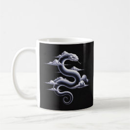 Caneca De Café Sketch Mystical Cloud Cobra