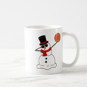 Caneca De Café Sketll Dabbing Snowman - Brincadeira de Natal