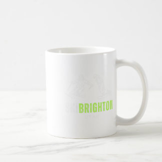 Caneca De Café Ski Brighton Utah Esquiando Snowboard Resort Vacat