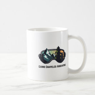 Caneca De Café Ski Cerro Chapelco Argentina Esqui Montanha Homens