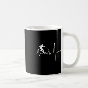 Caneca De Café Ski Heartbeat Ski Slope Country Esqui Esportes de 