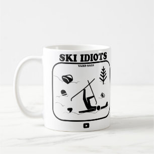 Caneca De Café Ski Idiots Coffee Mug