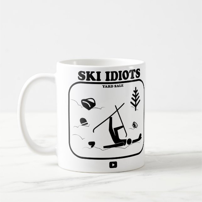 Caneca De Café Ski Idiots Coffee Mug (Esquerda)