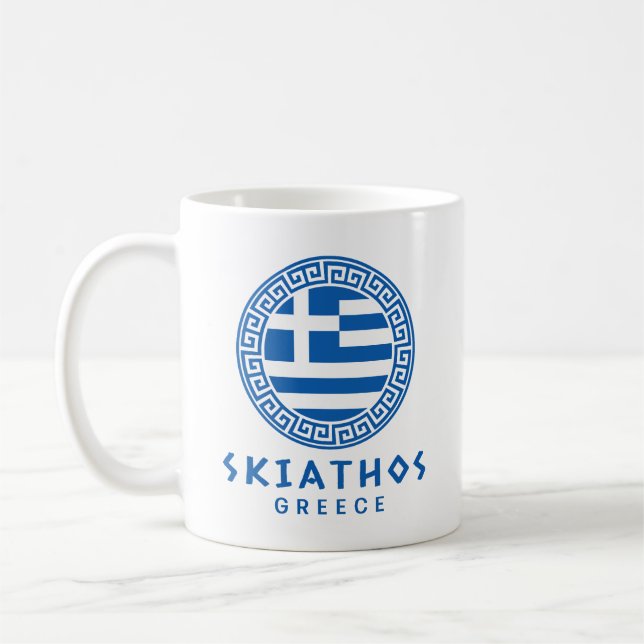 Caneca De Café Skiathos, Grécia (Esquerda)