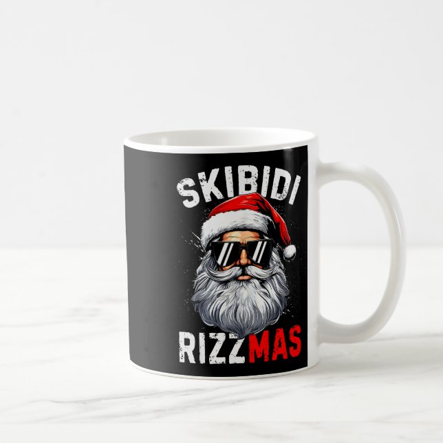 Caneca De Café Skibidi Rizzmas Christmas Rizz Santa Claus Charism (Direita)