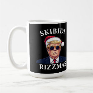 Caneca De Café Skibidi Rizzmas Faz Excelente De Natal Novamente X