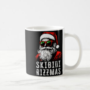 Caneca De Café Skibidi Rizzmas Natal Rizz Papai Noel Carisma