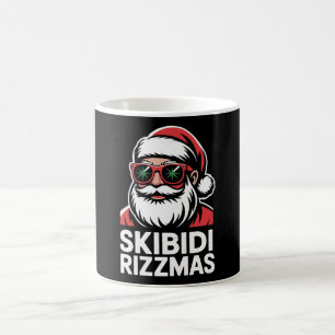 Caneca De Café Skibidi Rizzmas Papais noeis Natal Rizz Natal Féri