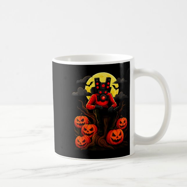 Caneca De Café Skibidi Toilet Sigmas Don't Do Costumes Funny Hall (Direita)