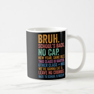 Caneca De Café Skibidi Voltar Para a Escola Está de Volta Sem Cha