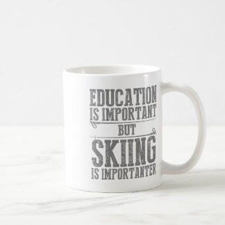 Caneca De Café Skiing Art For Men Women Kids Winter Sport Ski Lov