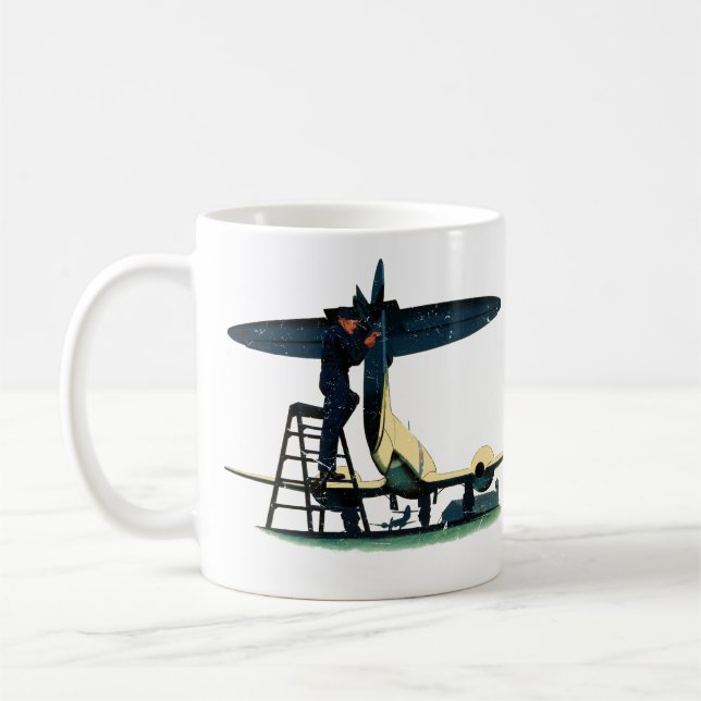 Caneca De Café Skilled Hands Are Needed - Join the RAF (Esquerda)