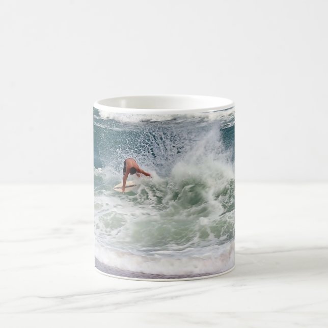 Caneca De Café Skimboarding por Shirley Taylor (Centro)