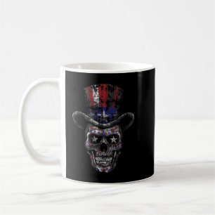 Caneca De Café Skull American Sugar T-Shirt