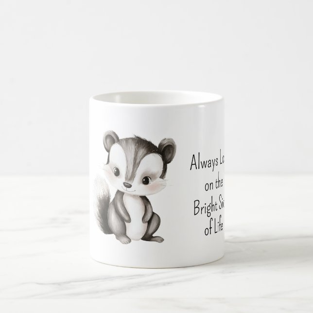 Caneca De Café Skunk Bright Side of Life (Centro)
