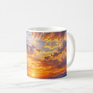 Caneca De Café Sky & Clouds Mug